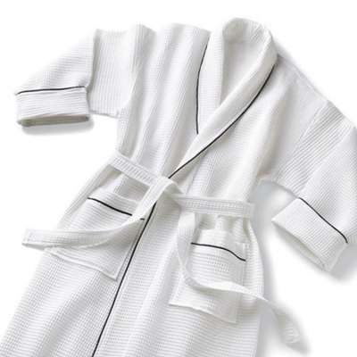 Women's Waffle Weave Wrap Robe Kimono Bathrobe Belted Spa BathRobe